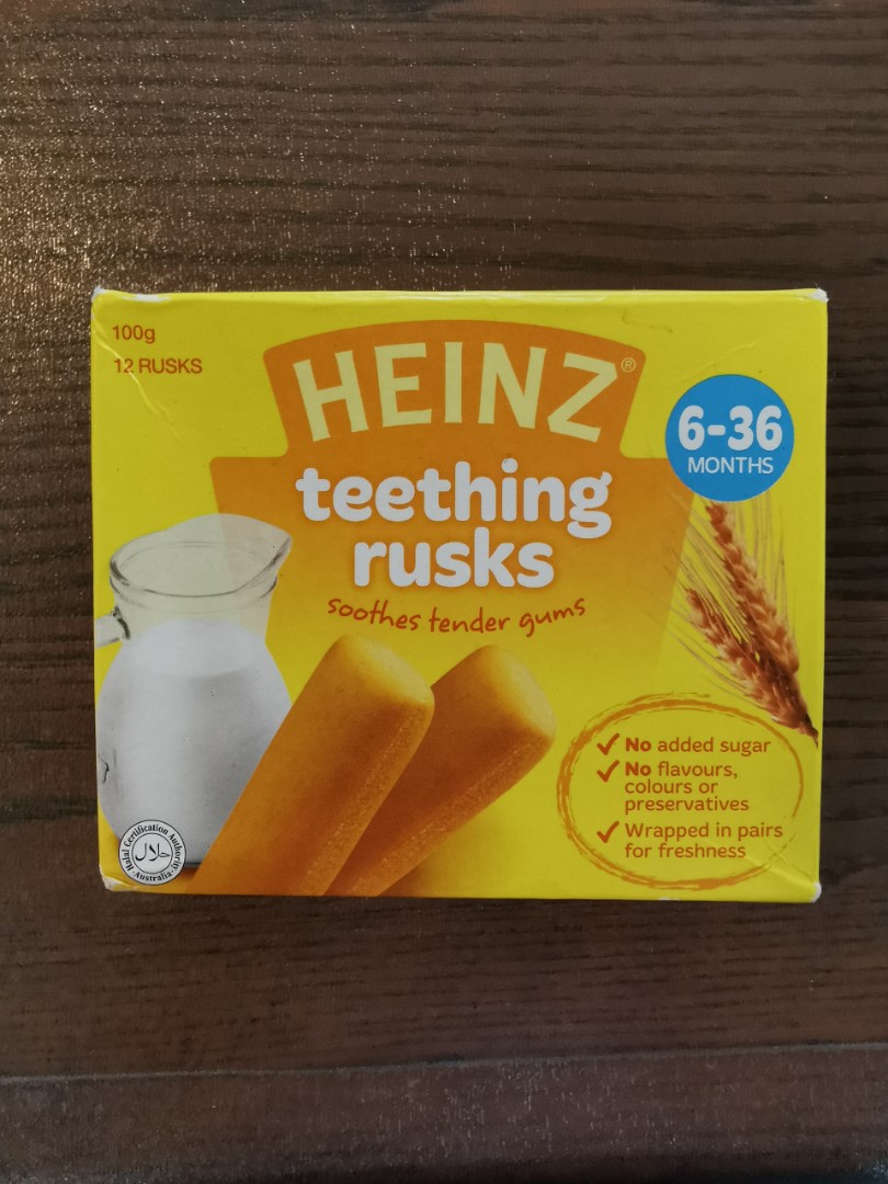 Heinz teething hot sale rusks