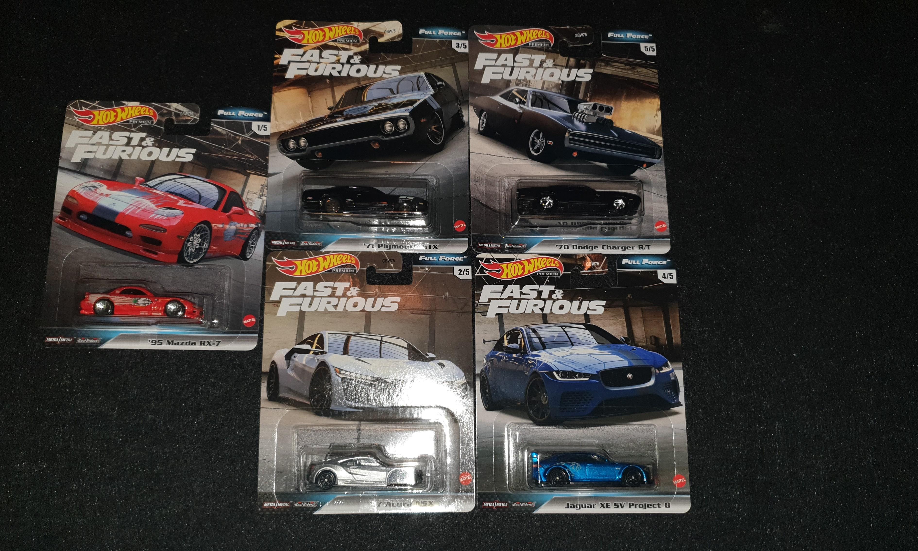hot wheels fast and furious cars
