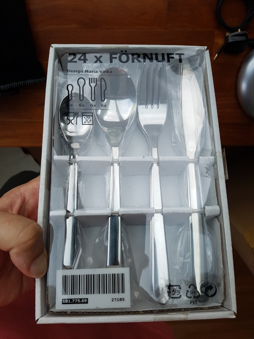 IKEA Fornuft Cutlery set of 24, Furniture & Home Living, Kitchenware