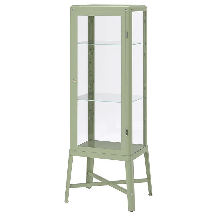 Ikea Fabrikor Glass Display Cabinet Preloved Furniture Shelves Drawers On Carousell