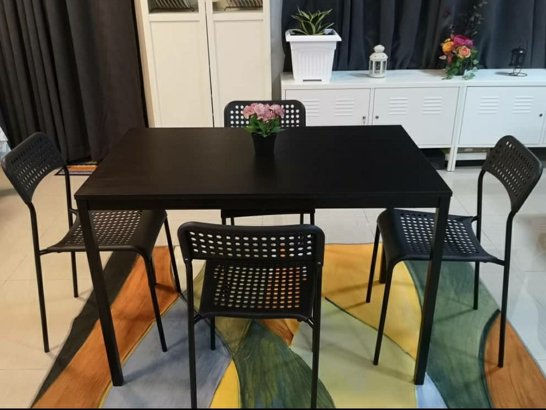 Ikea Tarendo Adde Chairs Meja Makan Kerusi Home Furniture Furniture On Carousell