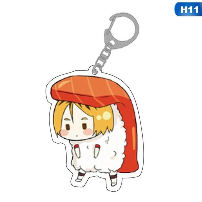 Haikyuu Cute Sushi Anime Keychains Entertainment J Pop On Carousell