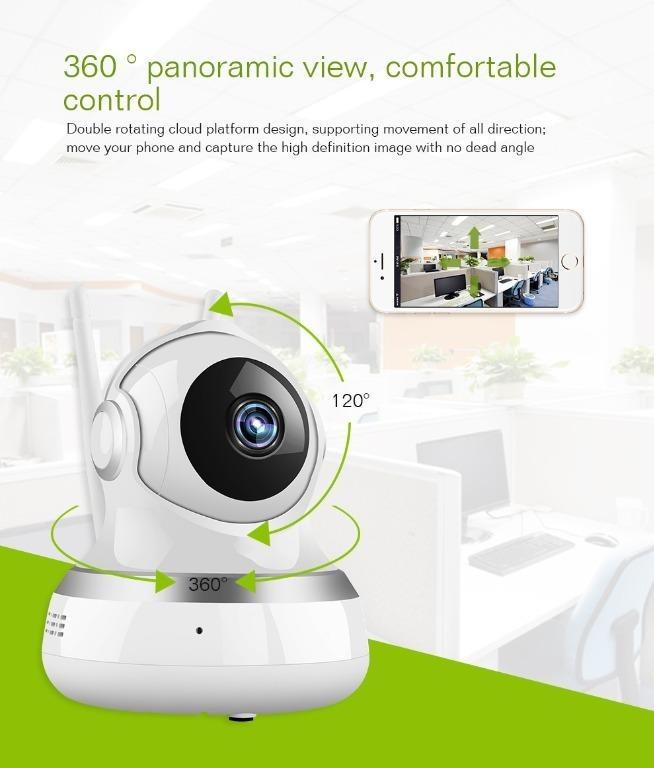Meisort Y103S 720P IP Camera WiFi HD Baby Monitor IR Home Security CCTV Camera 