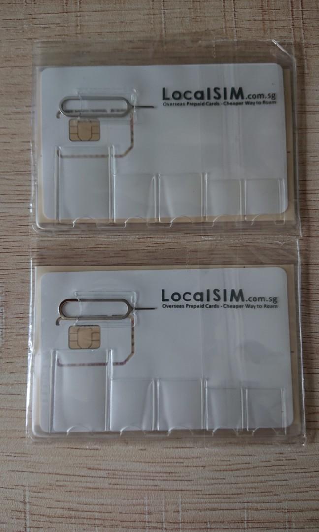 Japan Data SIM cards x2, Mobile Phones & Gadgets, Mobile & Gadget