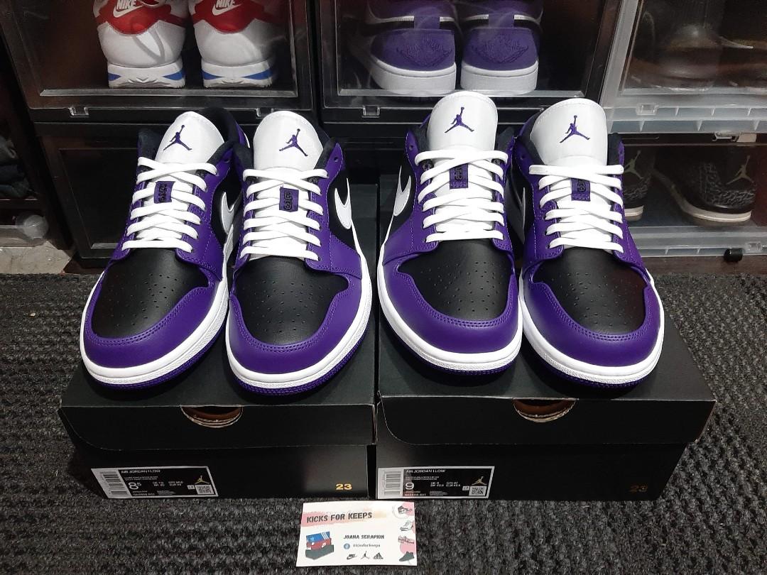 jordan 1 low court purple 2.0