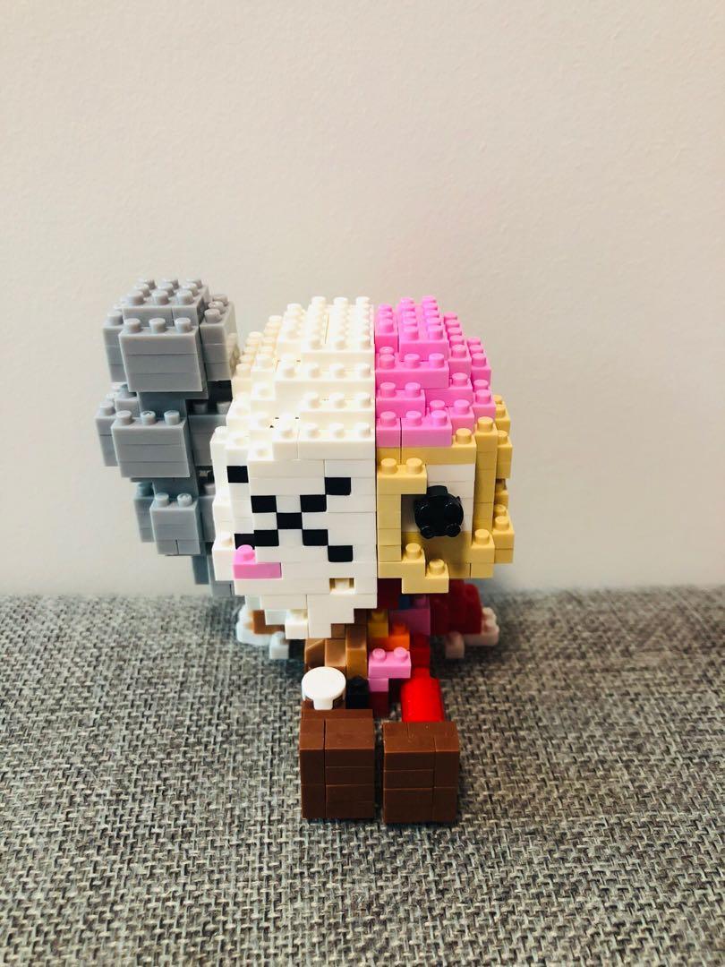 KAWS x BAPE Lying Dissected Baby Milo Nanoblock built Hobbies