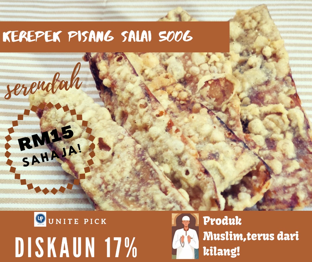 Banana Chips Kerepek Pisang Salai Food Drinks Packaged Snacks On Carousell