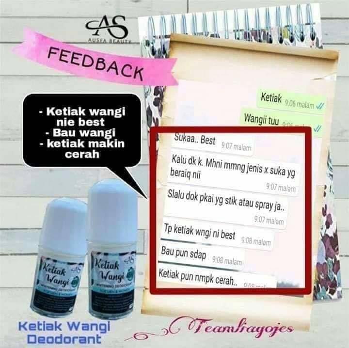 KETIAK WANGI UNDERARM WHITENING DEODORANT / ARMPIT  