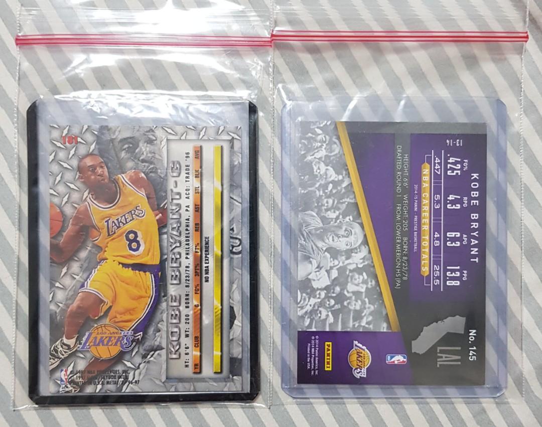 Coby White/ Kobe Bryant RC and Numbered parallel (Category: Vintage Collectibles) located in Manila. Submitted by loopermd (Listing ID 1020969114, Image 3). Description: Kobe Bryant RC metal Kobe Bryant Prestige bonus Shot 79/99 Coby white DEBUT blue reactive Invest before these skyrocket in price 5000 neg Buyer pays shipping.