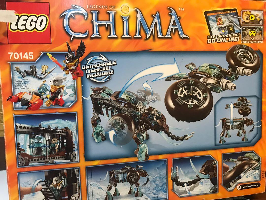 LEGO 樂高70145 Chima 冰雪巨象, 興趣及遊戲, 玩具與遊戲在旋轉拍賣