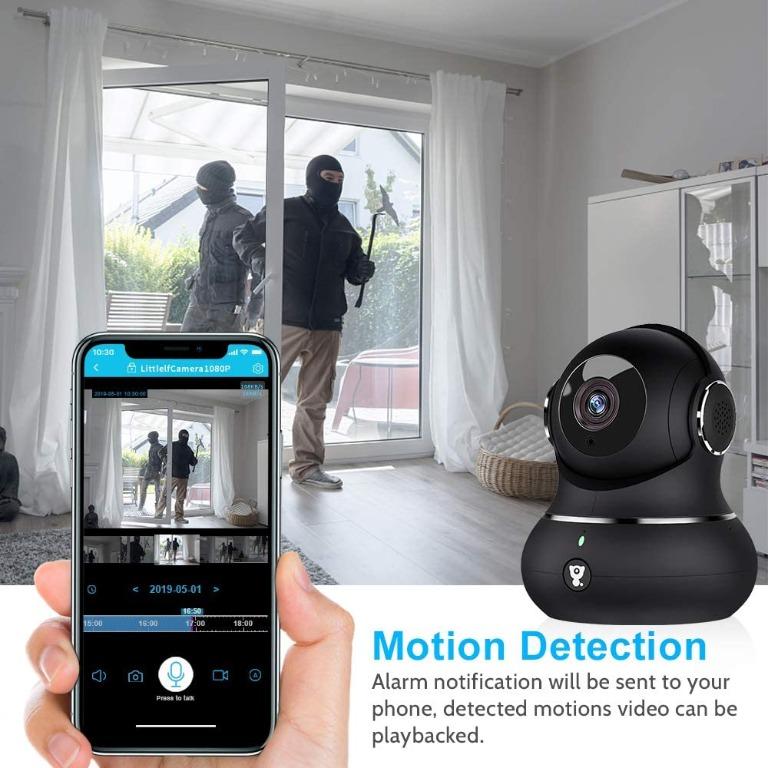 Littlelf 1080P Indoor Wireless Home Security IP Surveillance