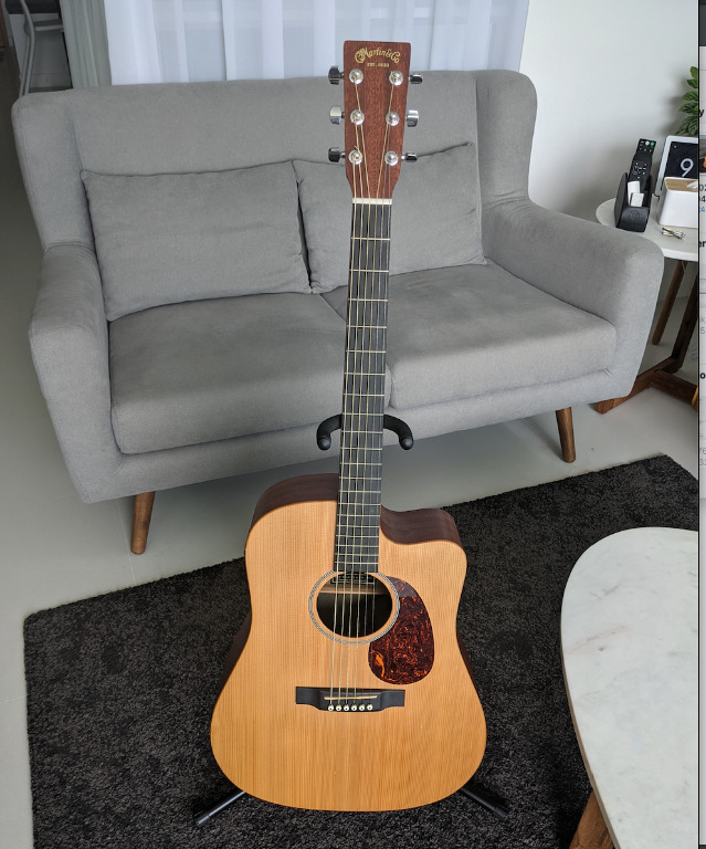 Martin DCX1E Sitka Spruce/HPL Dreadnought with Cutaway Natural Acoustic