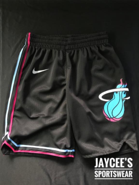 Miami Heat Basketball Short (Black), Men's Fashion, Activewear on
