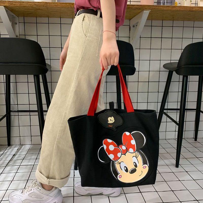 minnie mouse canvas tote bag