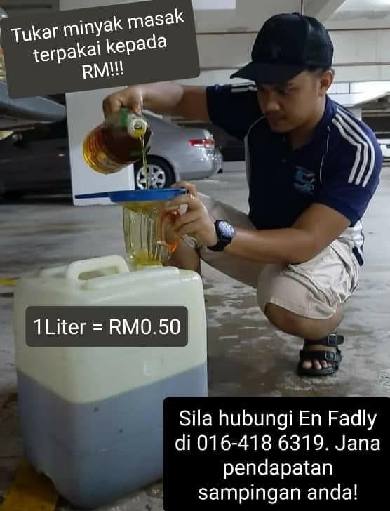 Jual Minyak Masak Terpakai Di Lokasi Penjualan Seluruh Malaysia Nadz My