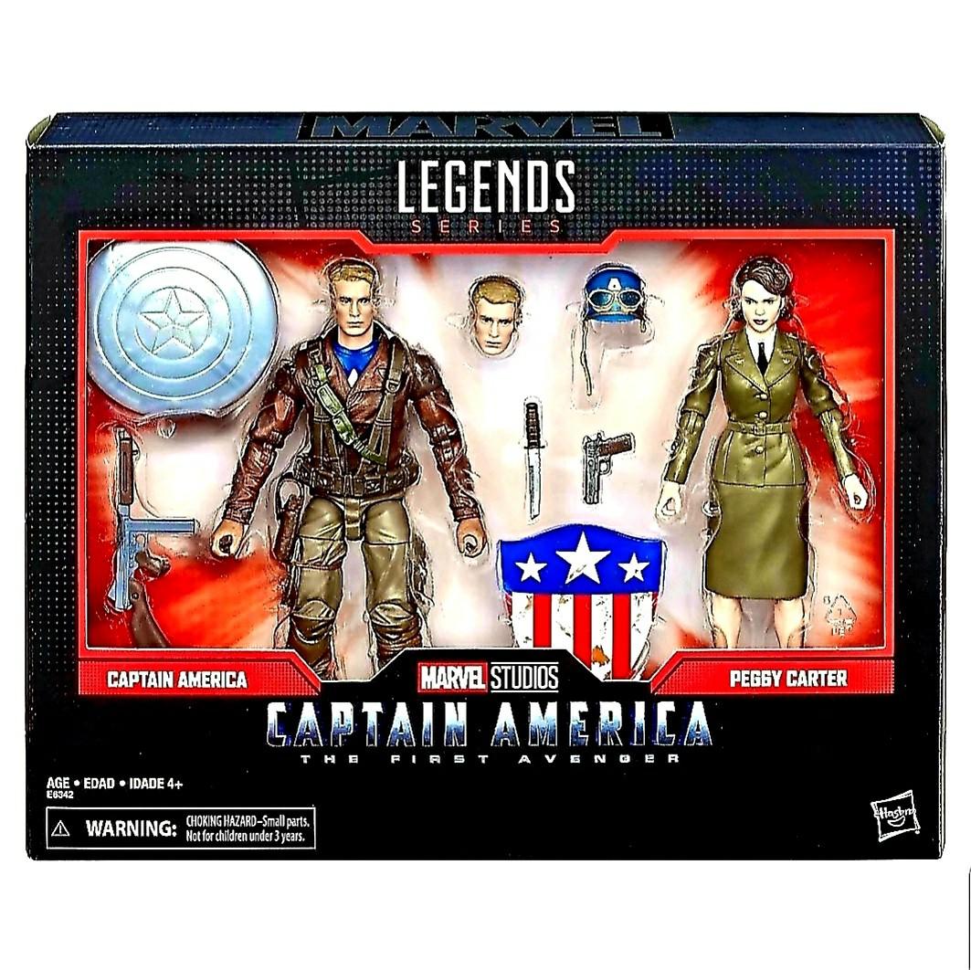 Marvel legends captain america peggy carter 2 pack shop