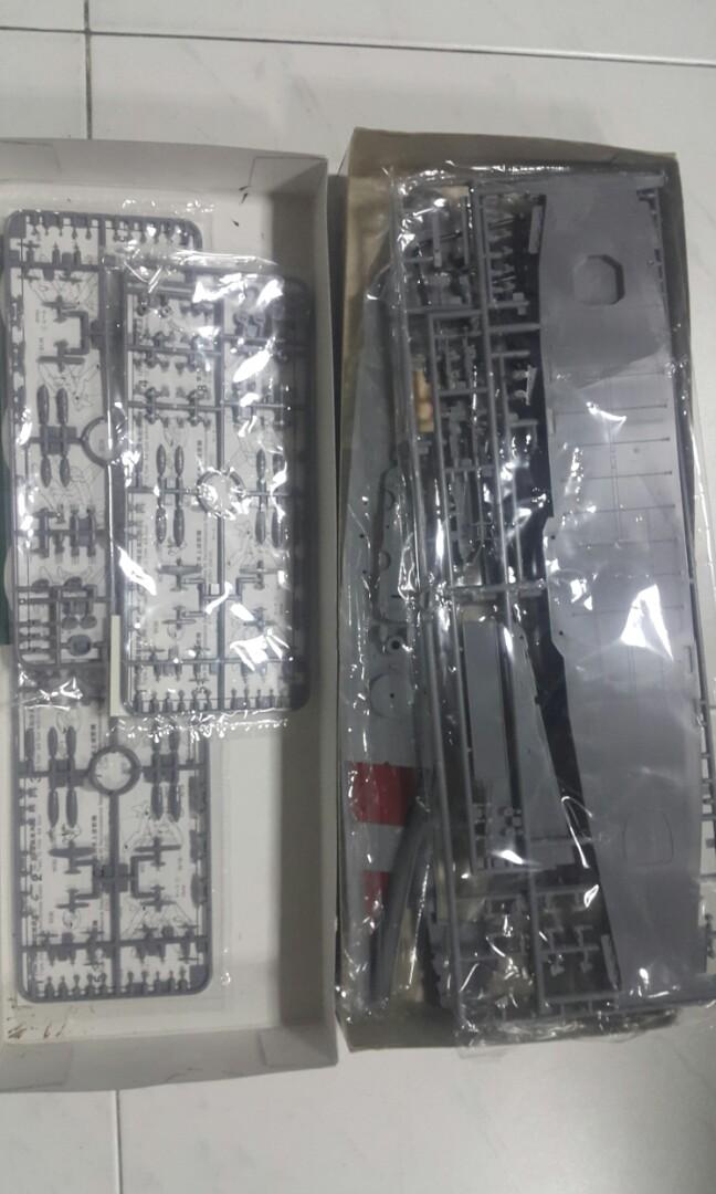Model kit (Category: Fan Merchandise) located in Kota Kinabalu. Submitted by joesackwin (Listing ID 1020801289, Image 3). Description: Tamiya 1/700 Shinan Aircraft carrier Water line series. Big size Selling of for rm280 (nego for serious buyer) Never been used and parts still in plastics. Refer photos. Postage: EM rm15 WM rm180.