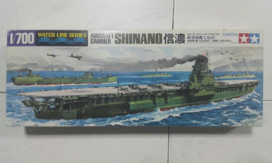 Model kit (Category: Fan Merchandise) located in Kota Kinabalu. Submitted by joesackwin (Listing ID 1020801289, Image 1). Description: Tamiya 1/700 Shinan Aircraft carrier Water line series. Big size Selling of for rm280 (nego for serious buyer) Never been used and parts still in plastics. Refer photos. Postage: EM rm15 WM rm180.