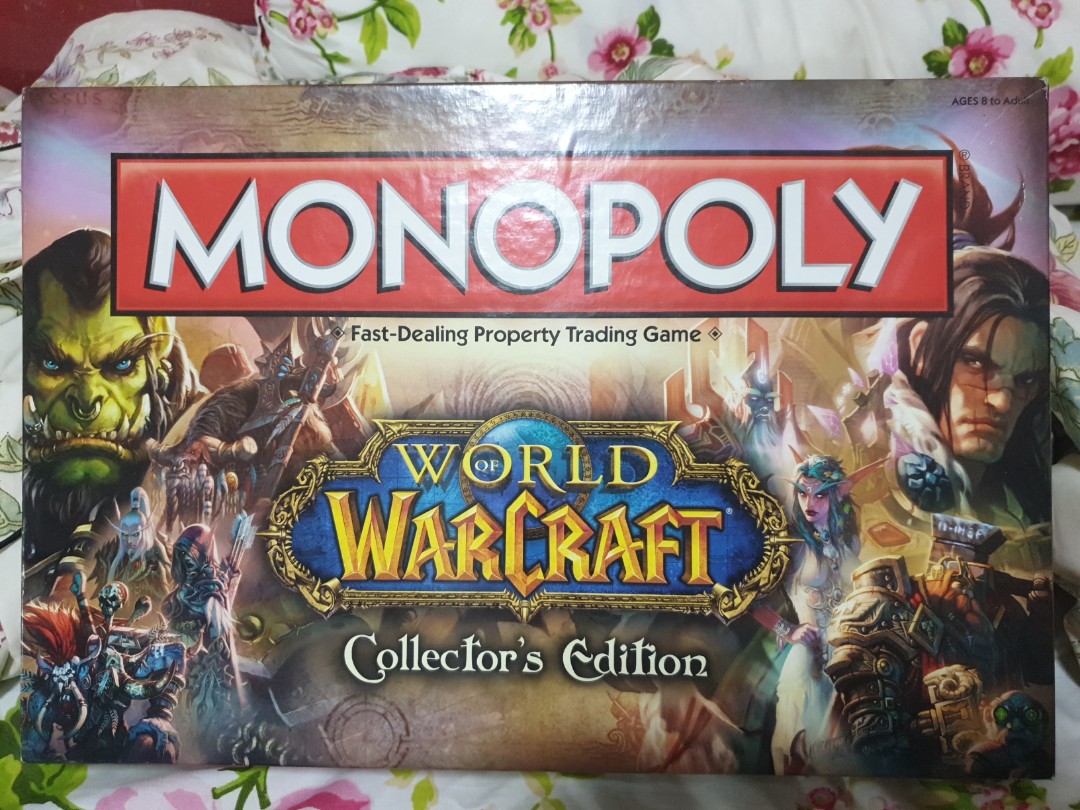 Monopoly World Of Warcraft Collectors Editions Toys Games Board Games Cards On Carousell