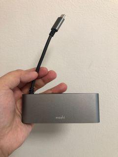 (NEGOTIABLE PRICE) Moshi USB-C Multimedia Adapter 4-in-1