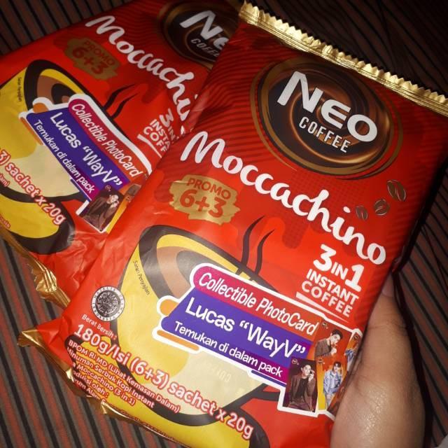 Neo Coffee With Photocard Lucas Makanan Minuman Minuman Tidak Beralkohol Di Carousell