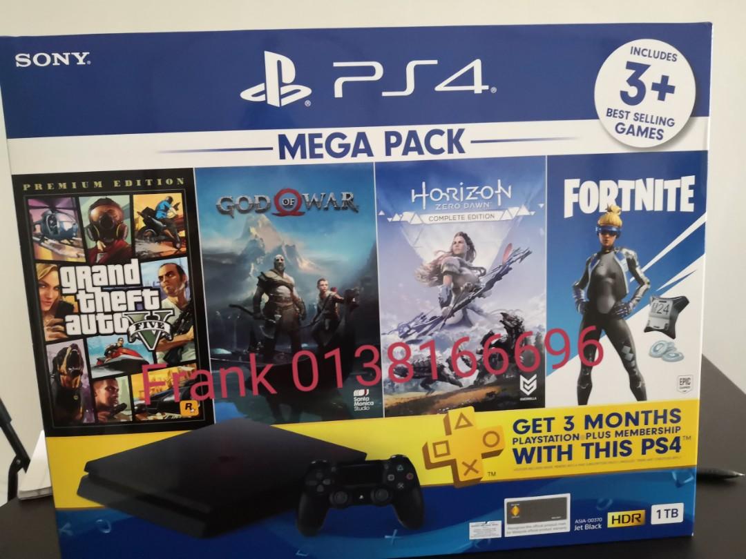 ps4 slim 1tb console only