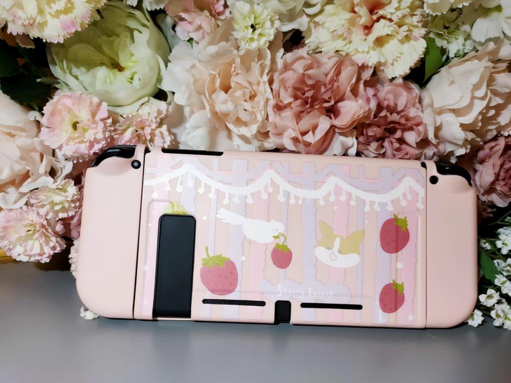 Nintendo Switch Case Cute Pink Soft Silicone Case Video Gaming Gaming Accessories Cases Covers On Carousell