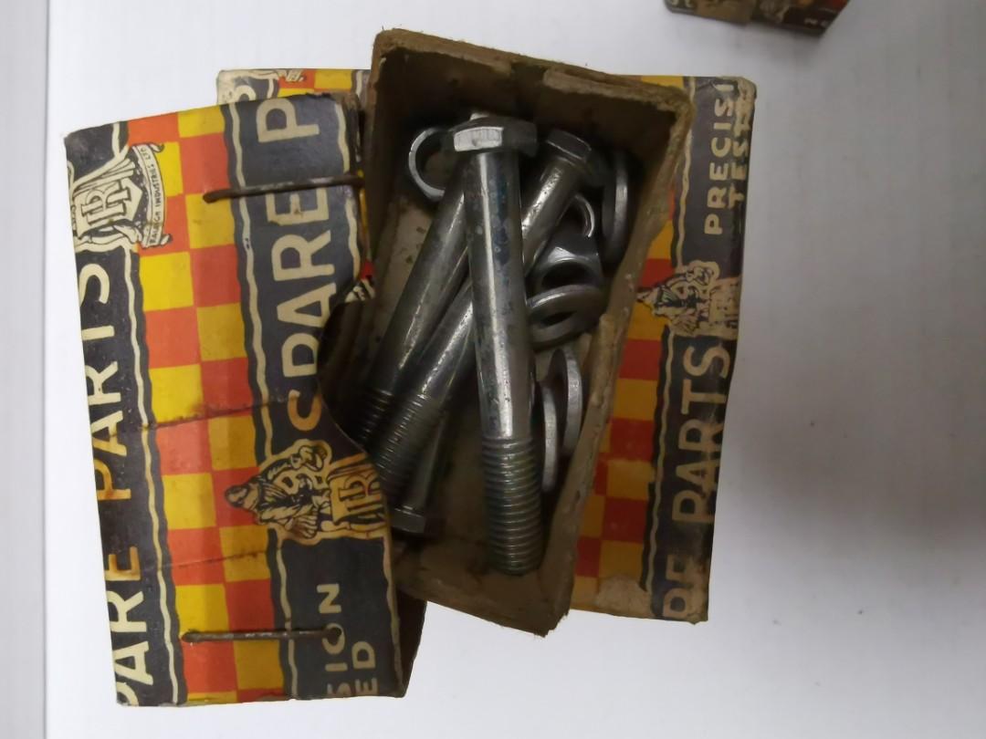 NOS Vintage Raleigh Spare Parts Bolts Nuts