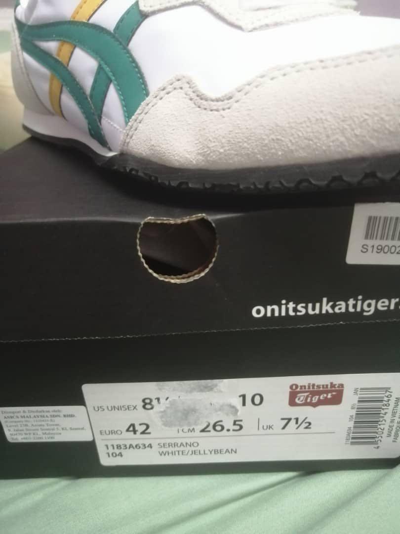 Onitsuka Tiger White Jelly Bean Men s Fashion Footwear Sneakers