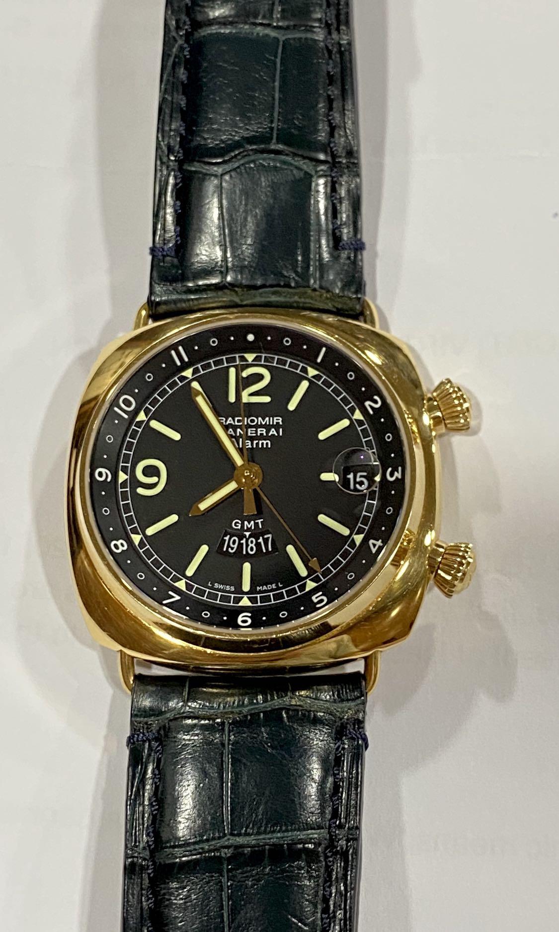 Panerai online gmt alarm