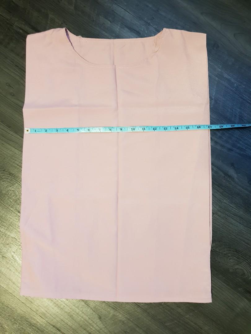 Pink Rectangular top (Category: Blouses) located in Singapore. Submitted by mintshopper (Listing ID 1020924909, Image 5). Description: Brand New. Cutting is nice. see pictures for measurements..