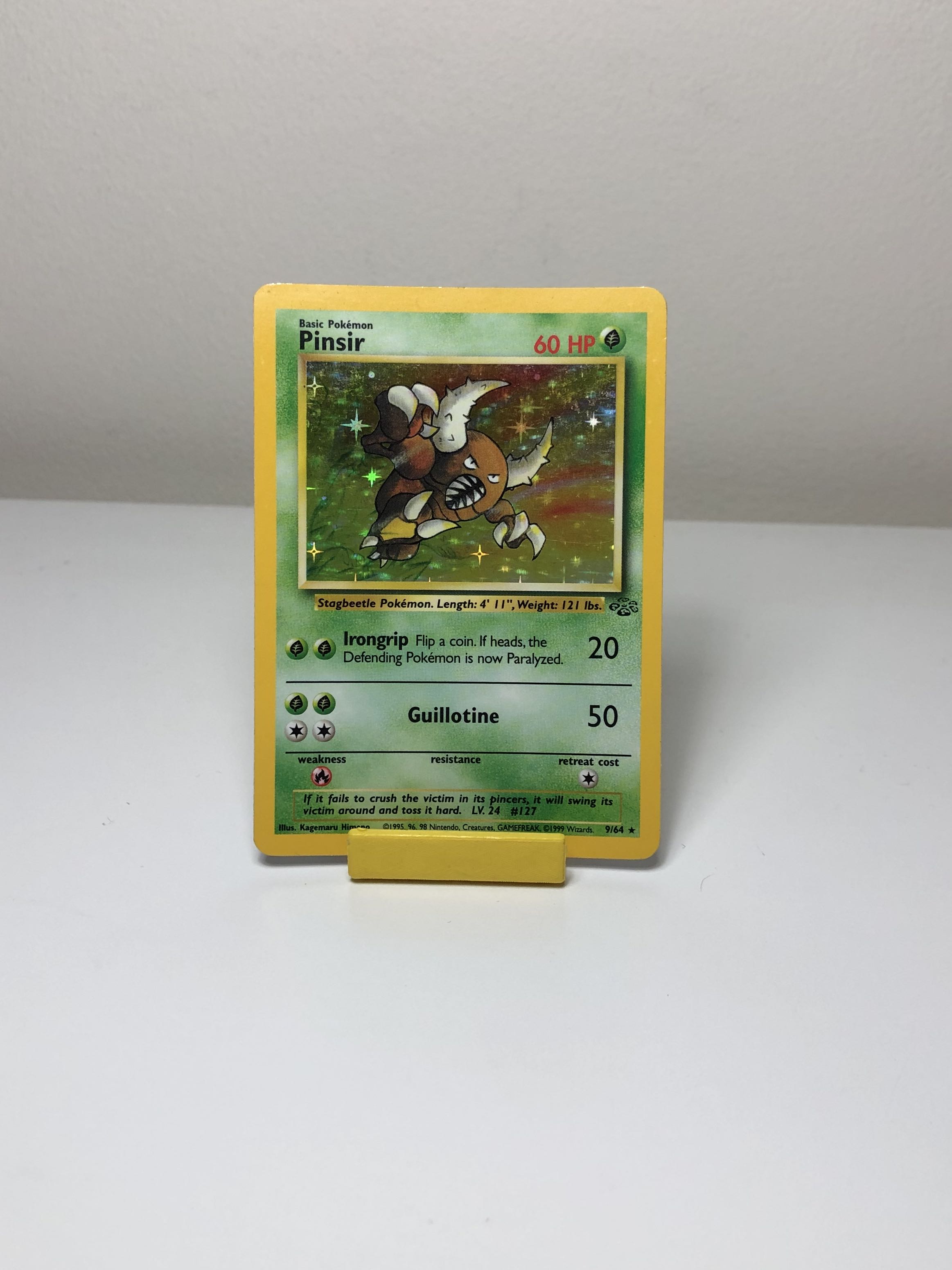 Pinsir Holo Jungle set Pokemon Card 9/64 , Hobbies & Toys, Toys