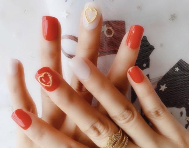 Po Red White Heart Fake Press On Acrylic Nails 12 Pcs Health Beauty Hand Foot Care On Carousell Vind fantastische aanbiedingen voor red fake nails.