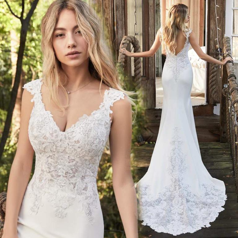 bodycon bridal dress