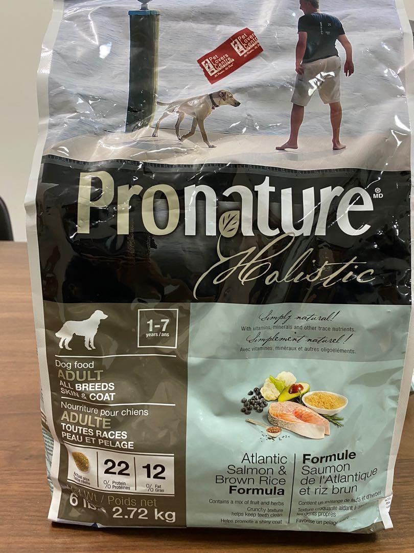 Pronature Dog Food Salmon Brown Rice Pet Supplies For Dogs Dog Food On Carousell