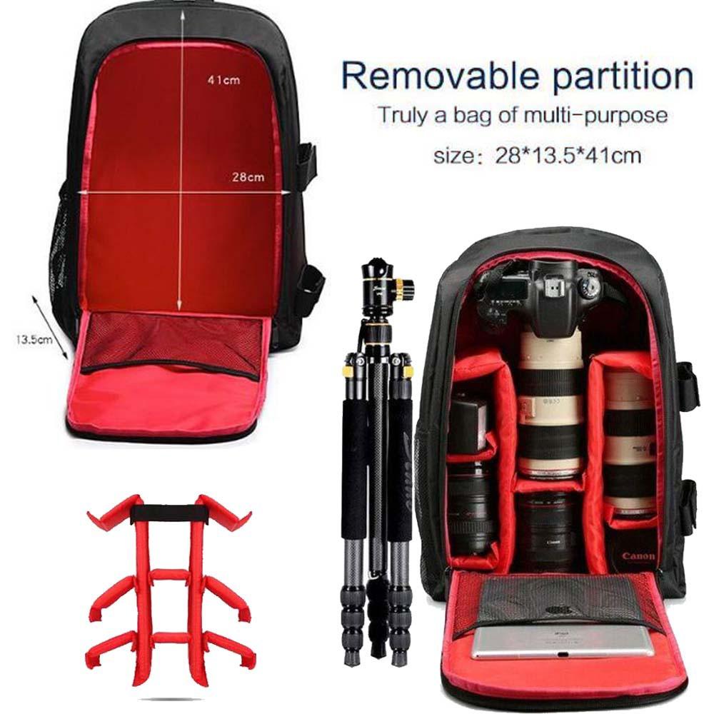 Proocam 8018 Dslr Camera Laptop backpack 15.6 inch Antitheft Camera