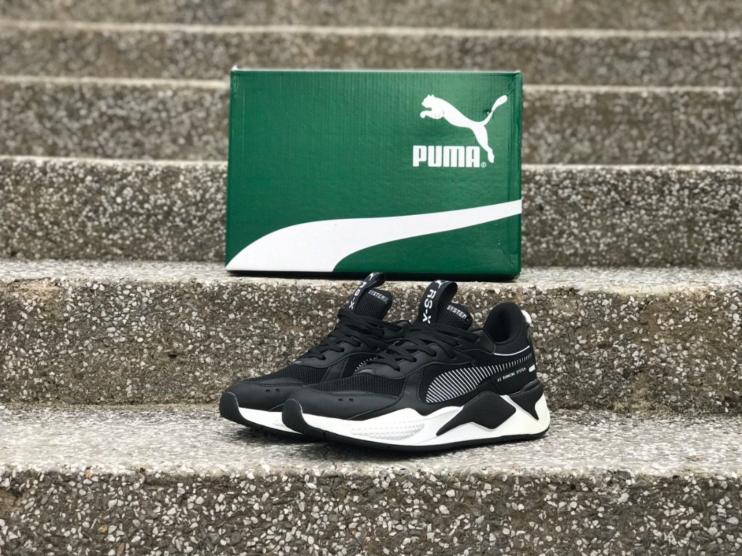 PUMA RSX BLACK WHITE SIZE 40 44 6.5 9.5uk Rm215.00 pos sm