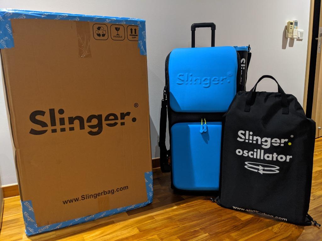 Brand New Tennis Ball Machine Slinger Sports Sports Games Equipment On Carousell