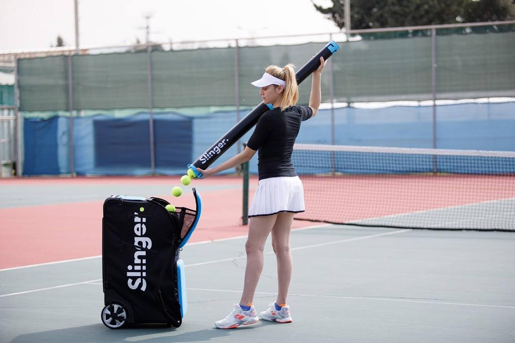 Brand New Tennis Ball Machine Slinger, Sports Equipment, Sports & Games, Racket & Ball Sports