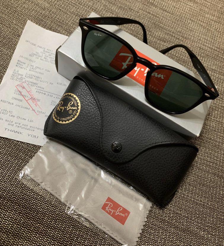 Ray ban Sunglasses RB4258F for unisex with RECEIPT
