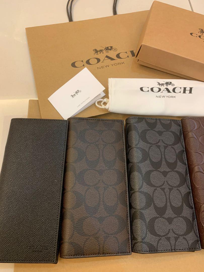 Ready Stock authentic coach men unisex slim wallet purse monogram and  leather 75365 75013 74978 wallet purse coach, Men's Fashion, Watches &  Accessories, Wallets & Card Holders on Carousell