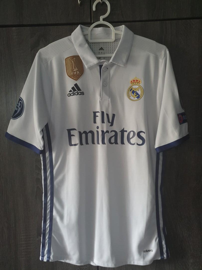 Real Madrid Jersey Sports Sports Apparel On Carousell