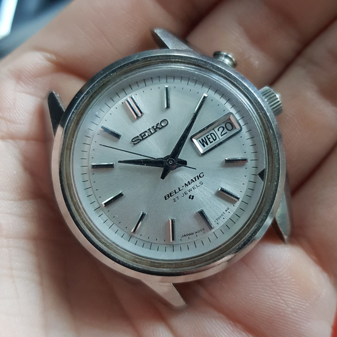 RARE 1972 SEIKO Bell-Matic 4006-6031 Bell Matic Bellmatic 17 Jewels