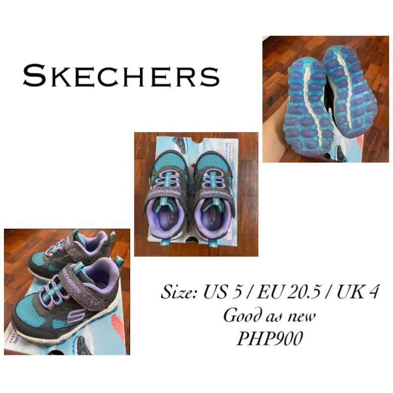 skechers baby shoes size 4