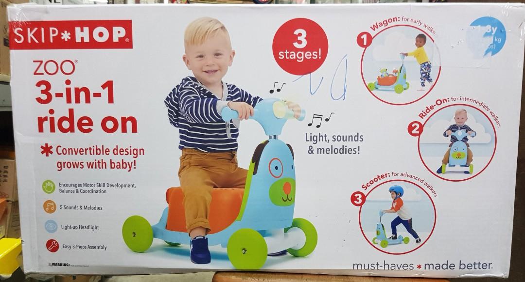 skip hop 3 in one scooter