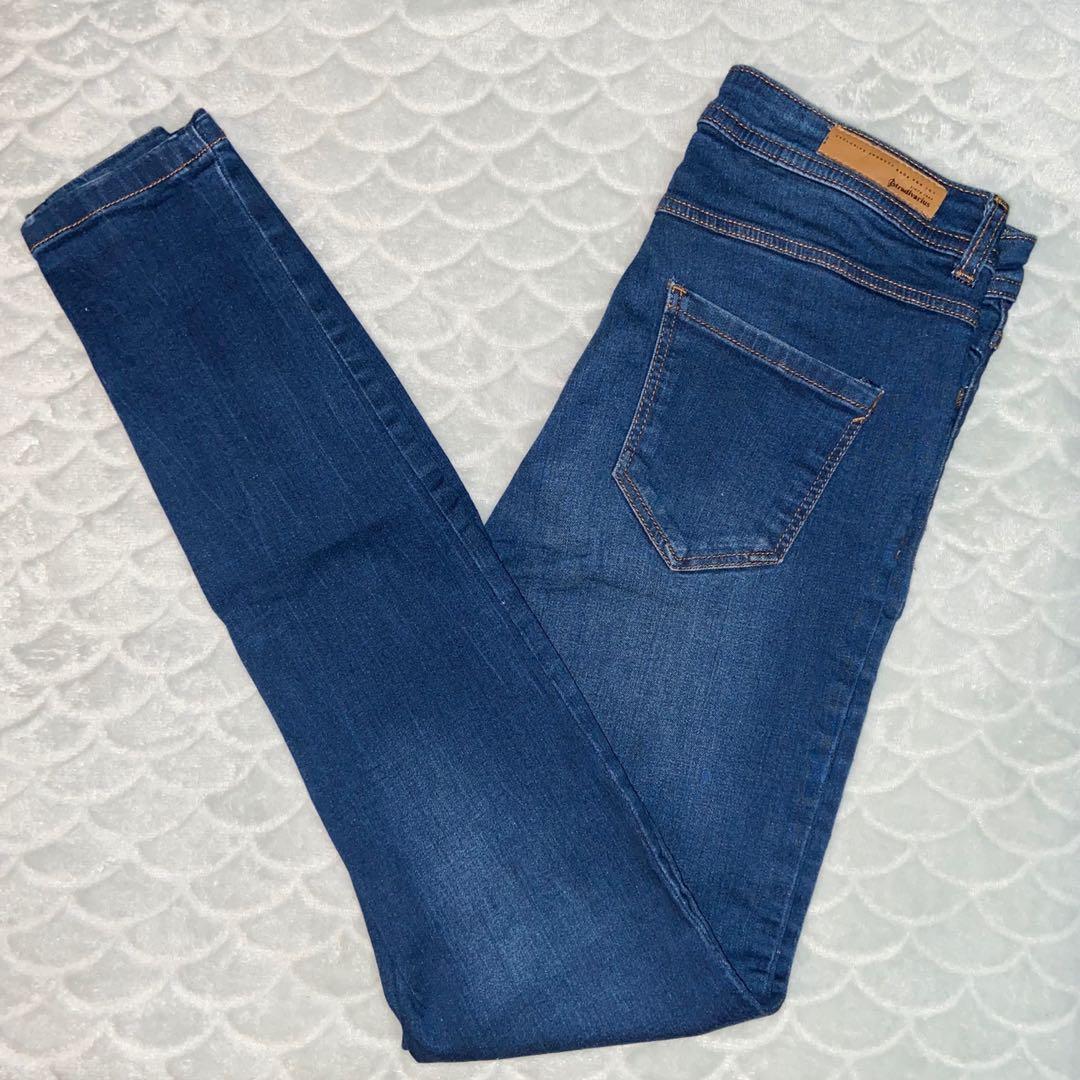 mid rise denim jeans