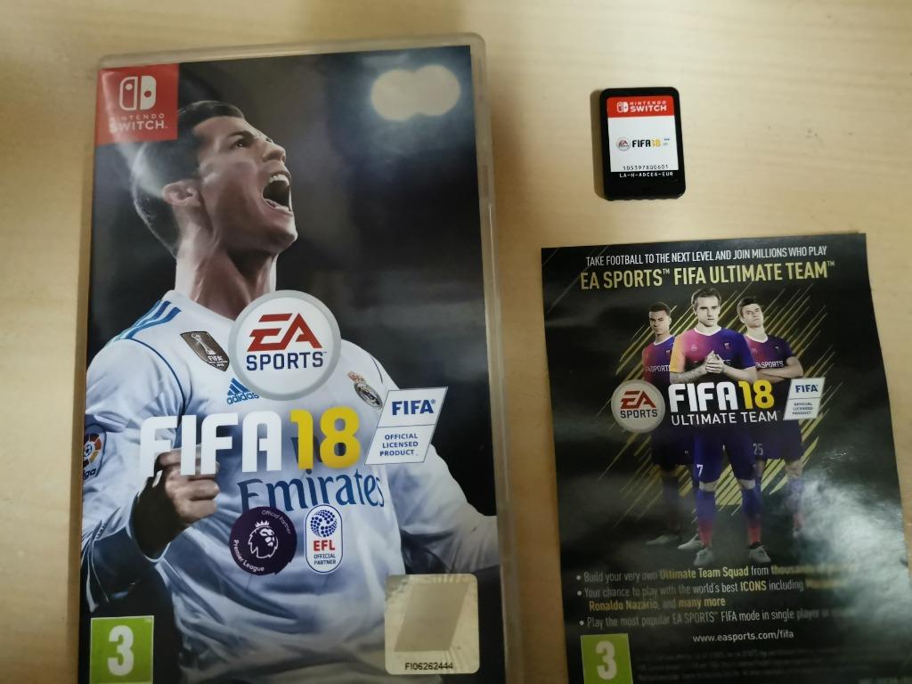 Switch Fifa 18 遊戲機 遊戲機遊戲 Carousell