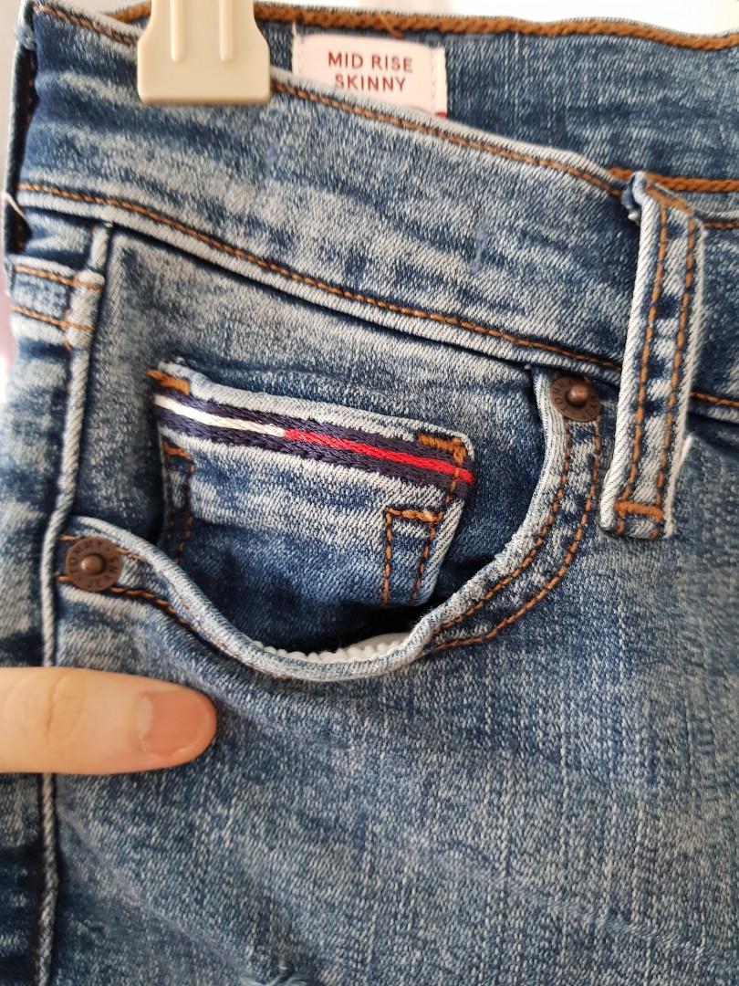 Tommy Hilfiger mid rise skinny jeans Nora Women s Fashion Bottoms Jeans Leggings on Carousell