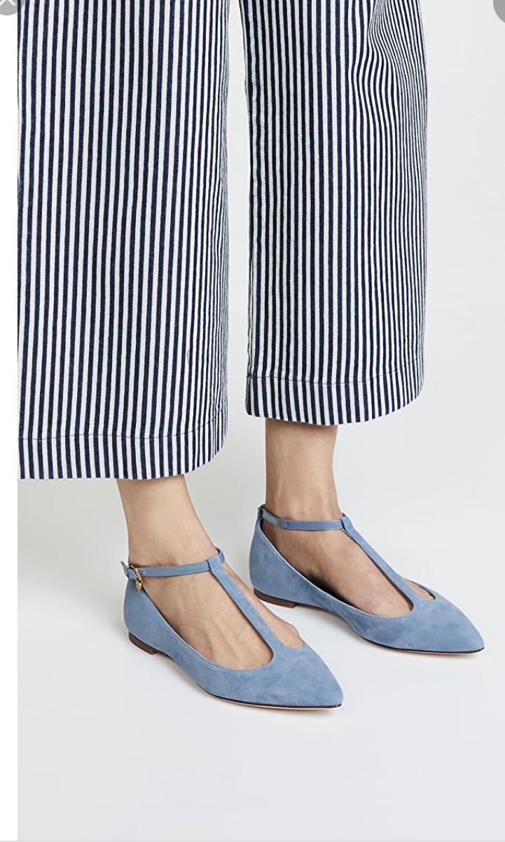 Tory Burch Ashton T-Strap Flats, 女裝, 鞋, Loafers - Carousell