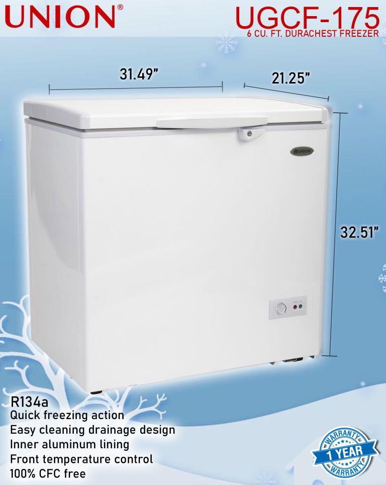 Union store chest freezer